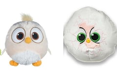 Angry Bird Movie Toy Hatchlings In Egg Jacket Soft Cuddly 20 Cm Plush Cream Bird