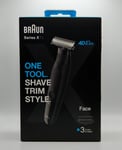 Braun Series XT3 Shaver - 4D One Tool Shave Trim Style - Mens Shaver - New