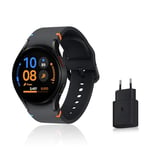 Samsung Galaxy Watch FE, 40mm, Noir, Bluetooth, Montre connectée avec Chargeur Secteur Rapide Inclus
