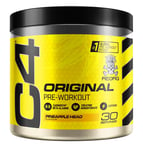 C4 Original Beta Alanine Sports Nutrition Bulk Pre Workout Powder for Men & Women | Best Pre-Workout Energy Drink Supplements | Creatine Monohydrate | Pineapple | 30 Servings