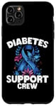 Coque pour iPhone 11 Pro Max Diabetes Support Crew Month Ribbon Type1 T1D Type 2 T2D Mom