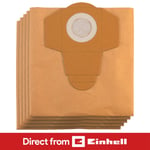 Einhell Dirt Collection Bag Filter 30L Set of 5pcs for Wet and Dry Vacuum