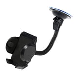 TURBOCAR - Support smartphone voiture - Mécanique - 3 positions - Ajustable jusqu'à 10 cm de largeur - Résiste aux vibrations et aux secousses - Bras articulé et tête rotative à 360° - Fixation 2 en 1