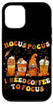 iPhone 12/12 Pro Halloween Coffee Hocus Pocus I Need Coffee To Focus Case