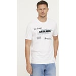 T-shirt Lee Cooper  T-shirt ARIBO Blanc