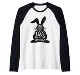 Hand Over Hurt Crazy Rabbit Bunny Easter Egg Hunt Chicken Raglan Baseball Tee