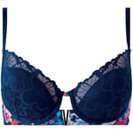 Rembourrés Morgan  Soutien-gorge ampliforme coques moulées bleu marine Alma