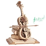 ROKR Violoncelle Maquette en Bois a Construire, Puzzle 3D Décoration de Bureau pour la Maison idée Cadeau(AMK63)