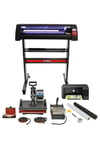 Vinyl Cutter LED, 5 in 1 Heat Press, Printer, Signcut Pro Bundle