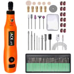 Mini stylo de polissage de gravure sans fil USB,perceuse électrique de bijoux,outils de Dremel en métal,forage de poussière,fabriqué en machine - Type orange-58pcs