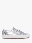 Superga 2750 Cotu Synthetic Material Trainers, Silver