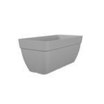 Jardinière xl plastique 80 cm - gris clair Artevasi