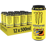 Monster The Doctor VR46 -energiajuoma, 500 ml, 12-pack