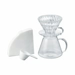 Simply Hario V60 Glass Coffee Brewing Kit