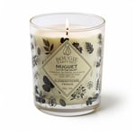 Bougie Parfumée 200 Grammes, 50 Heures Parfum Muguet, Brun