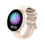 Montre Connectée CHRONUS pour Femmes Enfants avec Étanche Cardio Podomètre Bluetooth Sport Fitness Trackers d'Activité Chronomètre pour Android iOS-Or