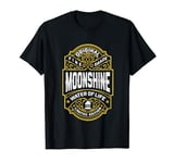 Vintage Moonshine Whiskey Jar Label Funny Moonshiner Alcohol T-Shirt