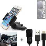 For Realme Gt Neo 2 + CHARGER Mount holder for Car radio cd bracket