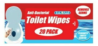 Disposable Toilet Seat Wipes 100 Pk Hygenic Camping Festivals