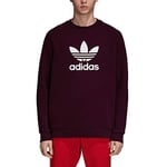 ADIDAS DM7835 TREFOIL CREW Sweatshirt Men's maroon Size M