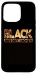 Coque pour iPhone 15 Pro Max Black History months Black Power Fist Pride African American