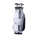 VEVOR Golf Cart Bag with 14 Way Organizer Divider Top, 36” 13 Pockets Premium Nylon Cart Bag, Durable Golf Bags with Handles & Dust Cover & Detachable Straps for Men & Women, White Color-Block