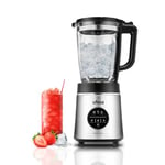 Ufesa Rock Crystal Blender, Puissance 1800W, Carafe en Verre 1,75L, Contrôle de Vitesse Électronique, Broyage de Glace, 6 Lames en Acier Inoxydable, 4 Programmes Automatiques