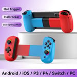 Hot Sale BSP D8 RGB Tablet Controller Langaton kahva Switch Gamelle Bluetooth Stretching Joystick P3 P4 Android IOS Gamepalle