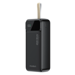 Choetech Powerbank 30000mAh 22.5W PD USB-C, USB-A - Svart