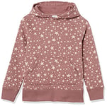 Amazon Essentials Girls' Pullover Hoodie Sweatshirt, Mauve Stars, 4 Years