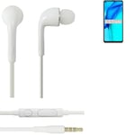 Earphones pour Huawei Maimang 9 in ear headset stereo blanc