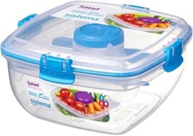 Sistema Salad TO GO | Lunch Box with Individual Compartments, Travel Cutlery & |