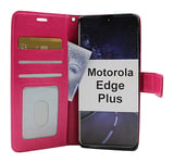 Crazy Horse Wallet Motorola Edge Plus (Hotpink)