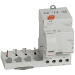 Legrand - Bloc différentiel adaptable à vis DX³ pour disjoncteur 1 module par pôle - 4P 400V - 40A - typeAC 300mA - 410511