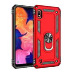 Samsung Galaxy A10      Military Armour Case    Red