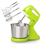 Cake Stand Mixer Multi Blender Electric Food Bowl Dough Hook Whisk Beater 7 Speed (Green)