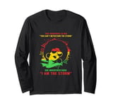 Black History Patriotic Afro Woman I Am The Storm Long Sleeve T-Shirt