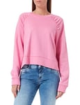 United Colors of Benetton Women's Jersey G/C M/L 3HRRD101U Long Sleeve Crewneck Sweatshirt, Pink 011, S