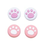 4 kpl Cat Paw Thumb Stick Grip Cap Cover PS3 / PS4 / PS5 / Xbox One / Xbox 360 -ohjaimen peliohjaimen ohjaussauvakotelon tarvikkeet