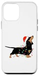 Coque pour iPhone 12 mini Ho Ho Ho Teckel