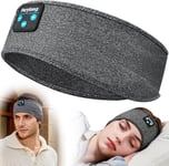 Casque de Sommeil Bandeau Bluetooth,Soft Sleep Headphones Headbands,Casques de Sommeil Longue durée avec Haut-parleurs intégrés Parfait pour l'entraînement,Le Yoga,Les Voyages