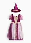 EA Halloween Pink Sequin Witch Fancy Dress Costume 5-6 years Red Years