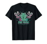 Funny frog Lifting Weights Gym Workout Animal Fitness frog T-Shirt