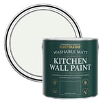 Rust-Oleum Off White Washable Kitchen Wall Paint in Matt Finish - Steamed Milk 2.5L