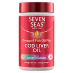 Seven Seas Cod Liver Oil Plus Multivitamins Pack of 4x 90 Capsules