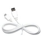 Replacement White Micro USB Charging Data Cable Lead For Amazon Kindle & Fire