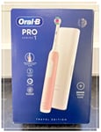 Oral-B Pro Series 1 | Electric Toothbrush | 3 Modes + Bonus Travel Case | Pink