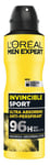 Antiperspirantti-spray L'Oréal Men Expert Invicible Sport