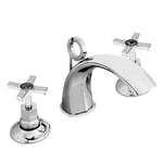 Bristan D2 3HBAS C CD Art Deco Robinet mitigeur 3 trous pour lavabo de salle de bain Chromé