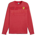 PUMA Scuderia Ferrari Desert Sun Crew Neck Sweater Men, storlek Medium